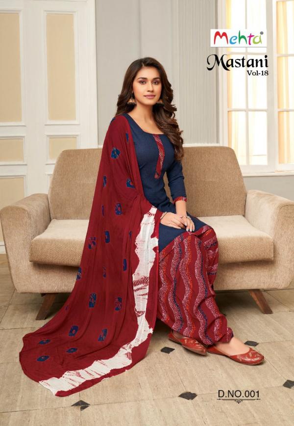 Mehta Mastani Vol-18 Rayon Designer Dress Mtaerial